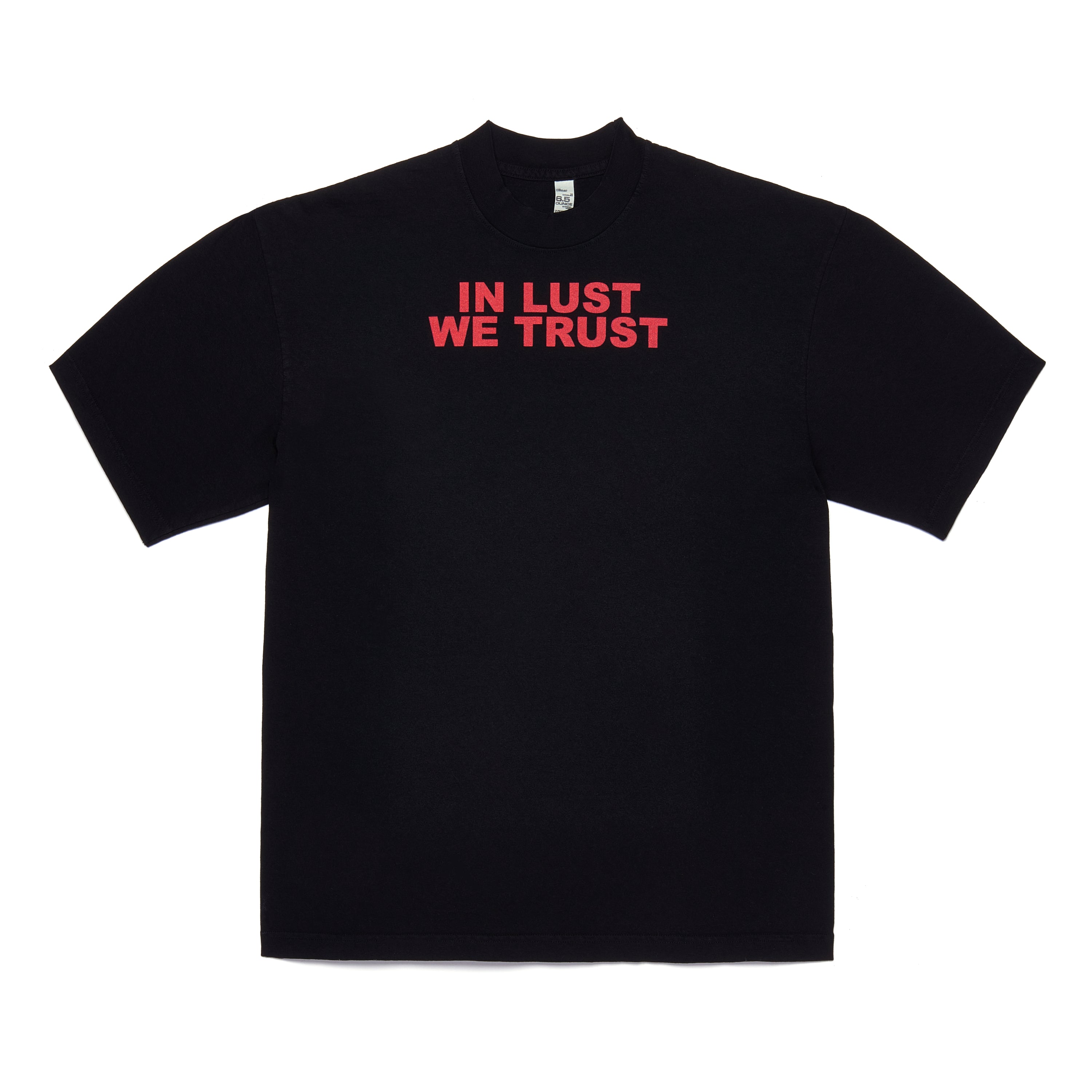 In lang we discount trust black hoodie